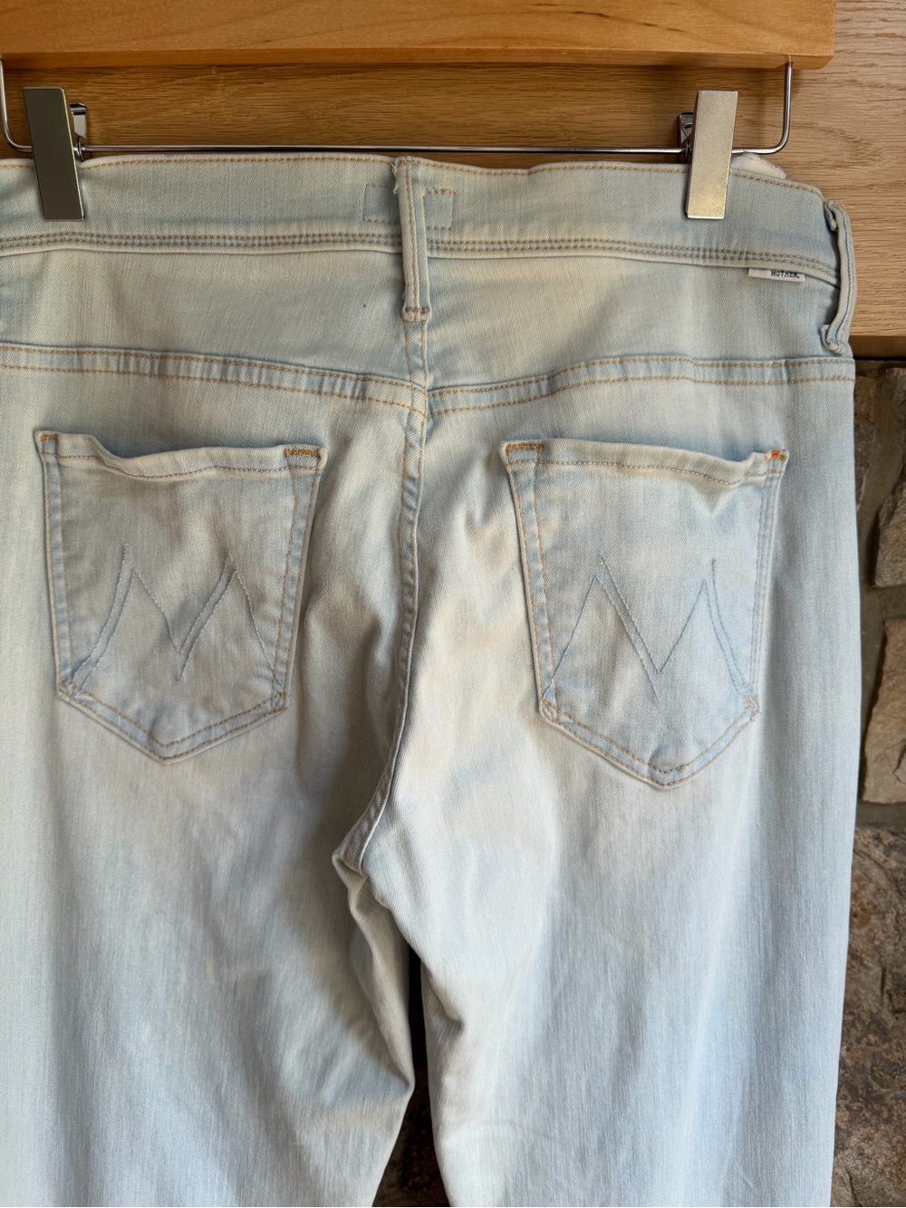 MOTHER The Super Cruiser Jeans TALL, double heel, low rise jeans - W29 - Picture 12 of 14